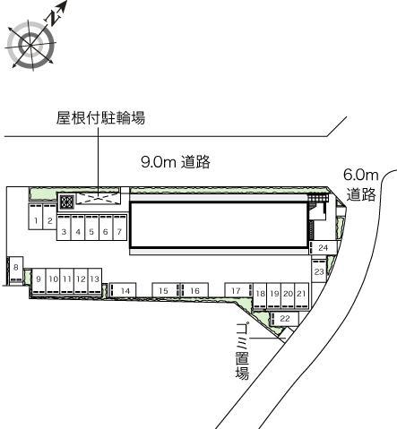 ソレイユ柏Ⅰ(42231)の駐車配置図