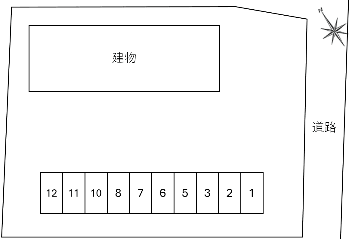 Ｃｏｎｆｏｒｔ Ａの駐車配置図