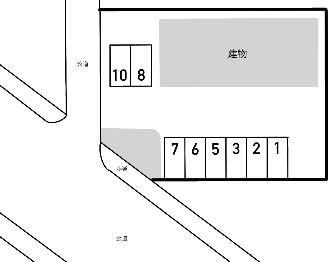 グローバルの駐車配置図