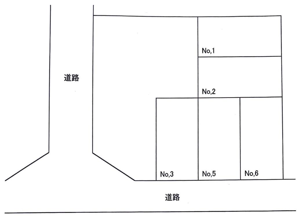 澤田（廣）駐車場の駐車配置図