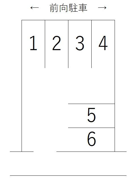 佐鳴台二丁目119-7の駐車配置図