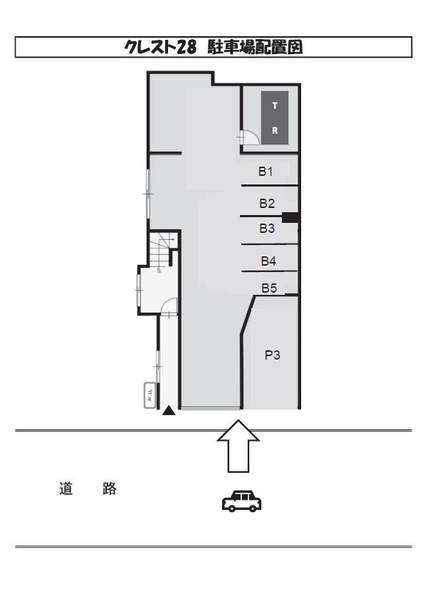 クレスト28の駐車配置図