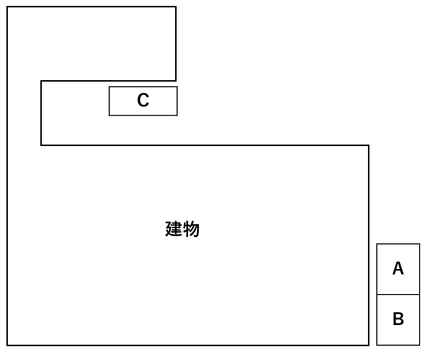 インディゴノアール川越の駐車配置図