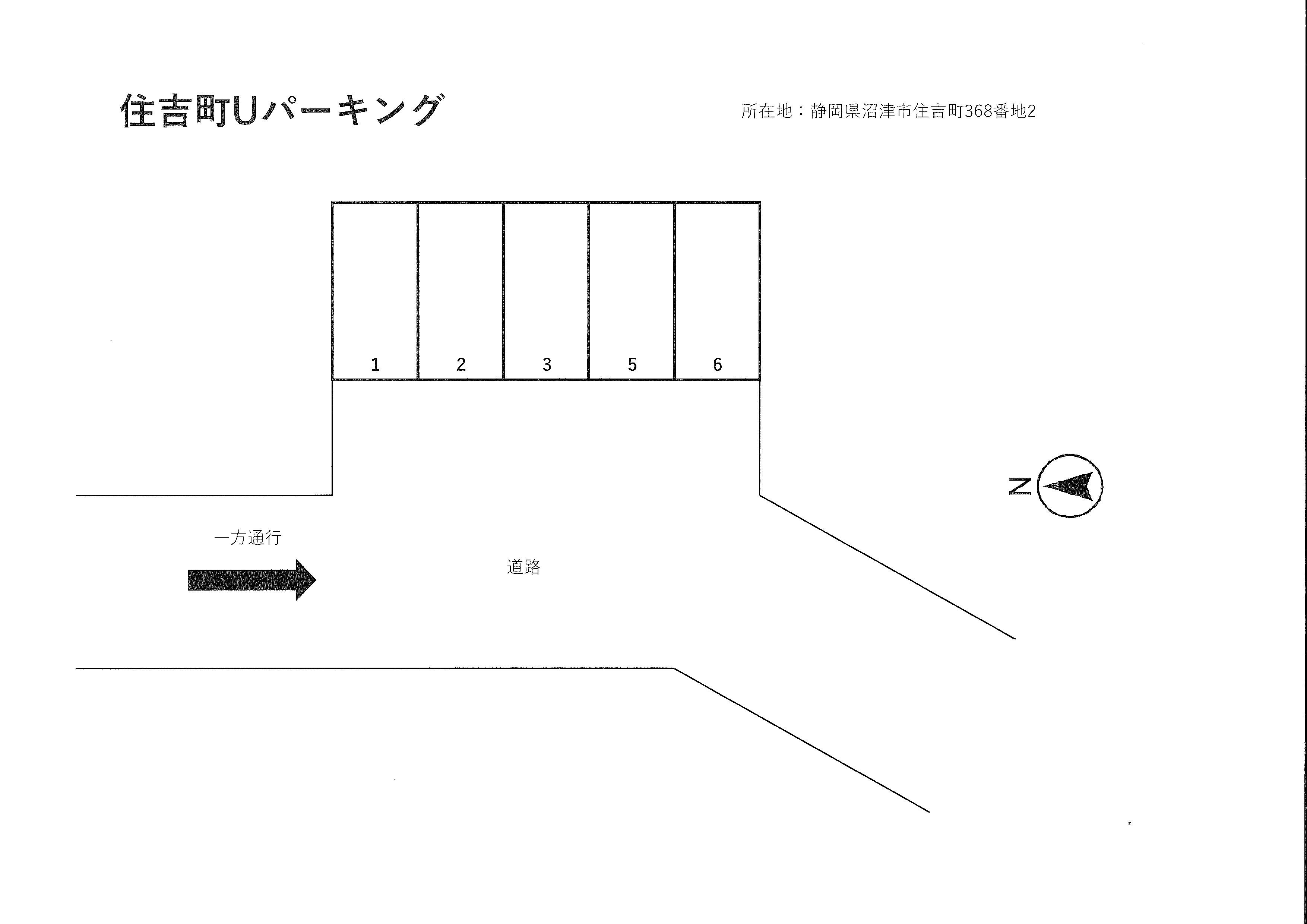 住吉町Uパーキングの駐車配置図