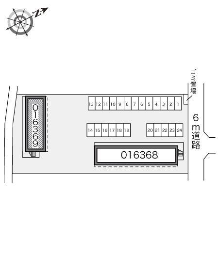伊万里リバーサイドＢ(16369)の駐車配置図