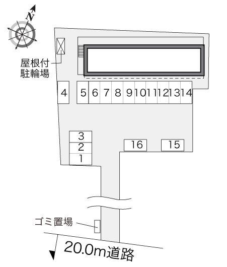 プティット　メゾン(28541)の駐車配置図