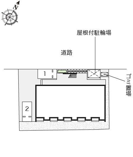 セゾンコートⅡ(53539)の駐車配置図