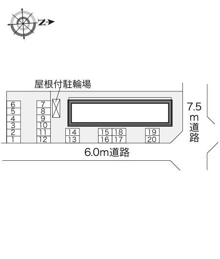 びーんず(23276)の駐車配置図