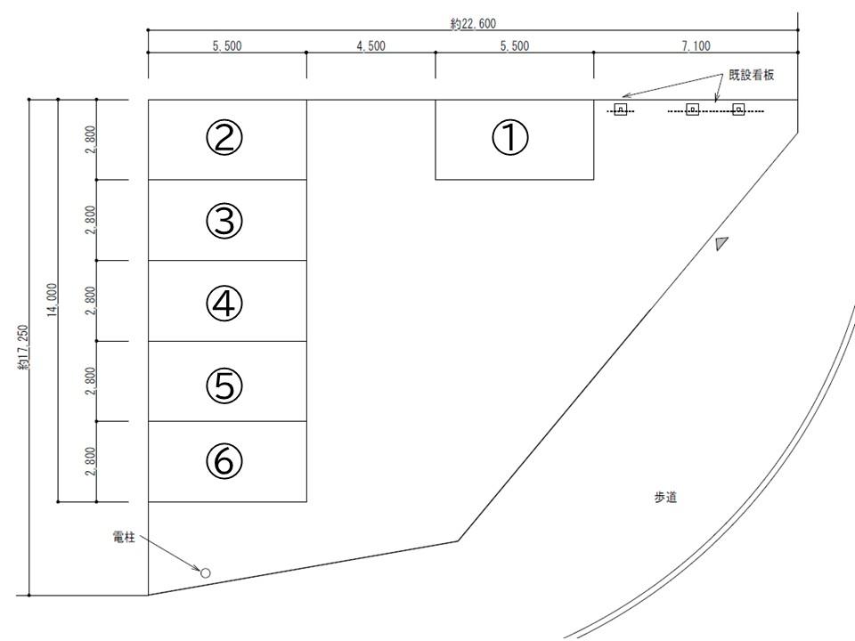 緑丘SK1の駐車配置図
