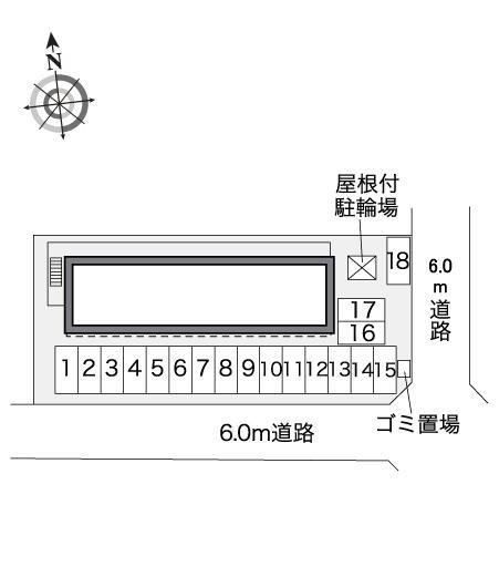 上赤砂(32508)の駐車配置図