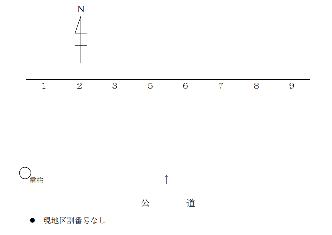 ８５３の駐車配置図
