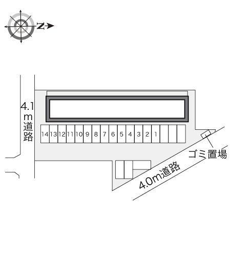 マ・メゾン駅南(20783)の駐車配置図