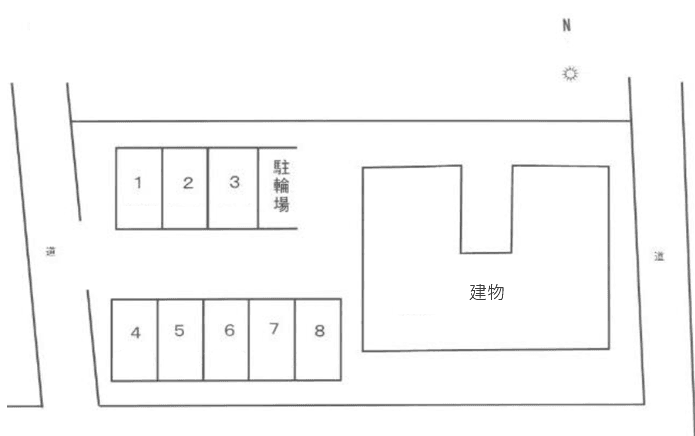 FKＰｒｅｍｉａｓの駐車配置図