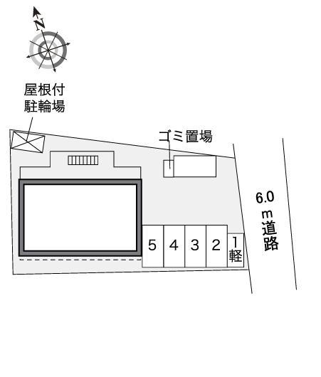 チャンティック曽根(40213)の駐車配置図