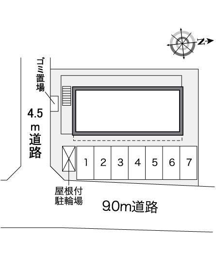 アーク　Ｍ　Ｉ(30050)の駐車配置図