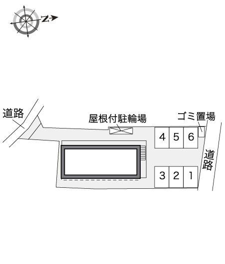 オーガスト(30750)の駐車配置図