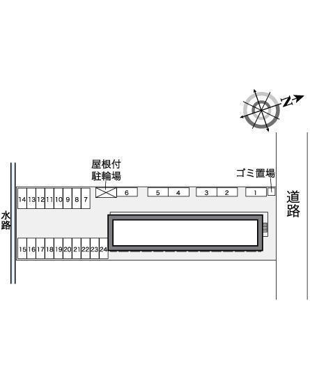 リジエール(25242)の駐車配置図