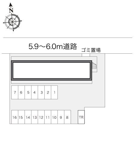 Ｍａ　ｍａｉｓｏｎ　ｓａｋｏ(16300)の駐車配置図