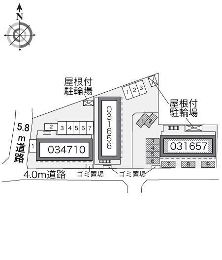 はぴしも(31657)の駐車配置図