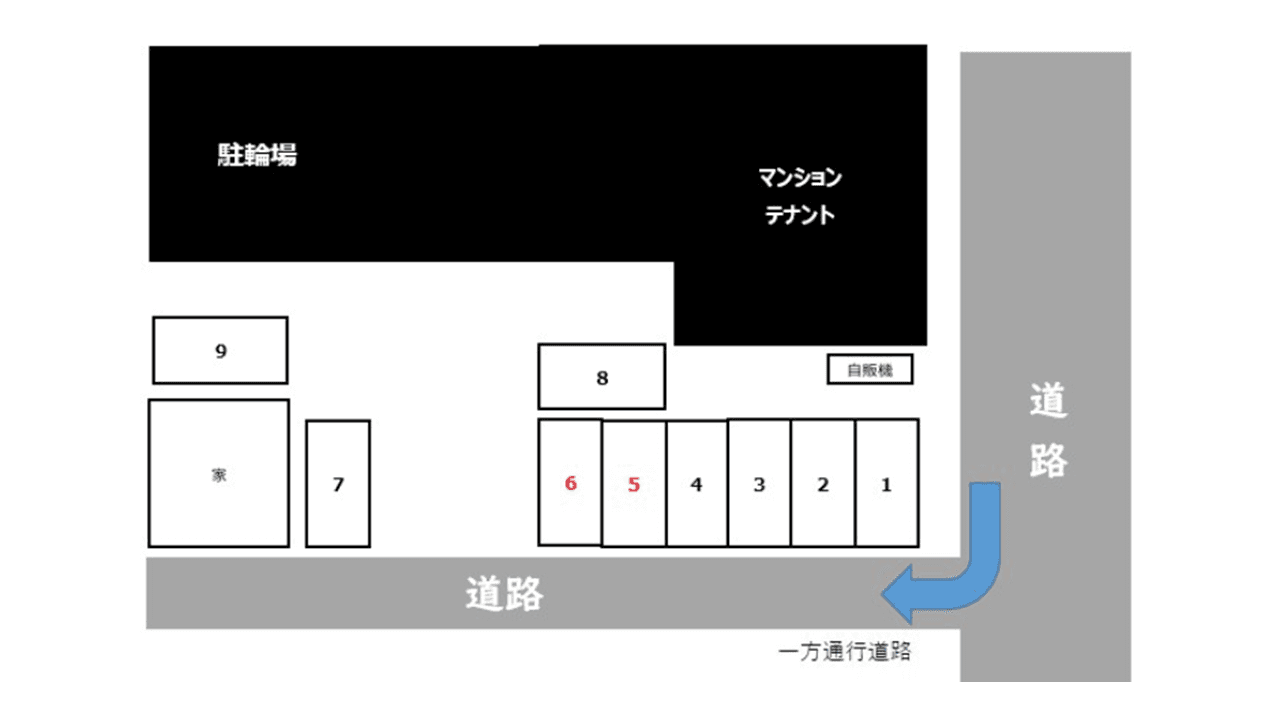 ユニエトワール藤ヶ丘北（駐車場）の駐車配置図