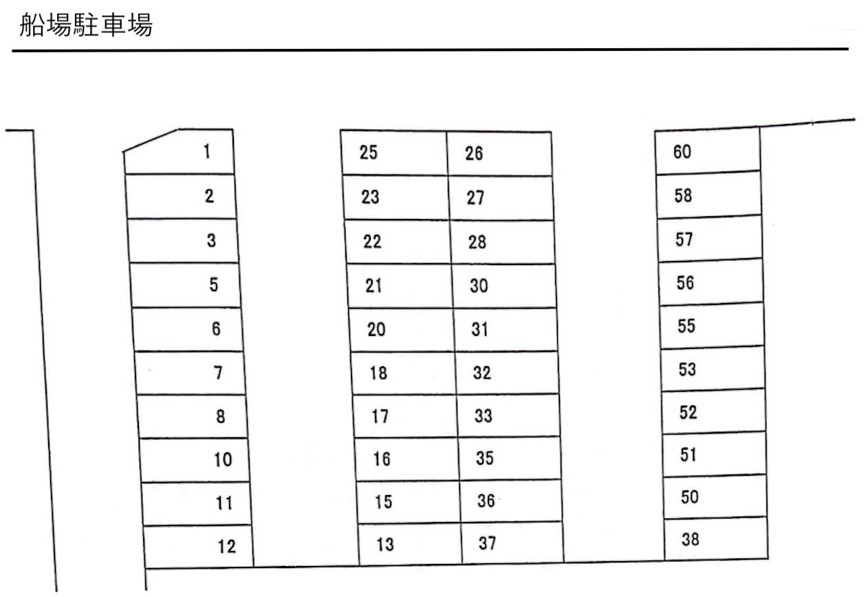 船場駐車場の駐車配置図