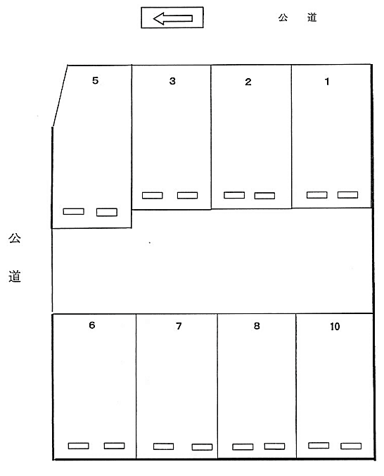 ８９の駐車配置図