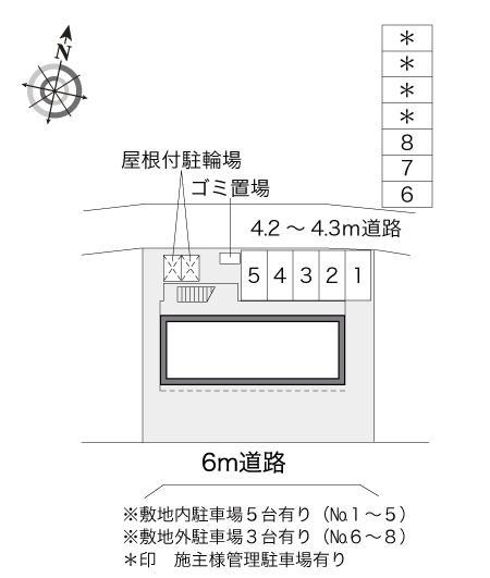 あかね台(14826)の駐車配置図