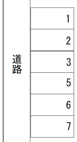 大森東４‐１７　須山駐車場の駐車配置図