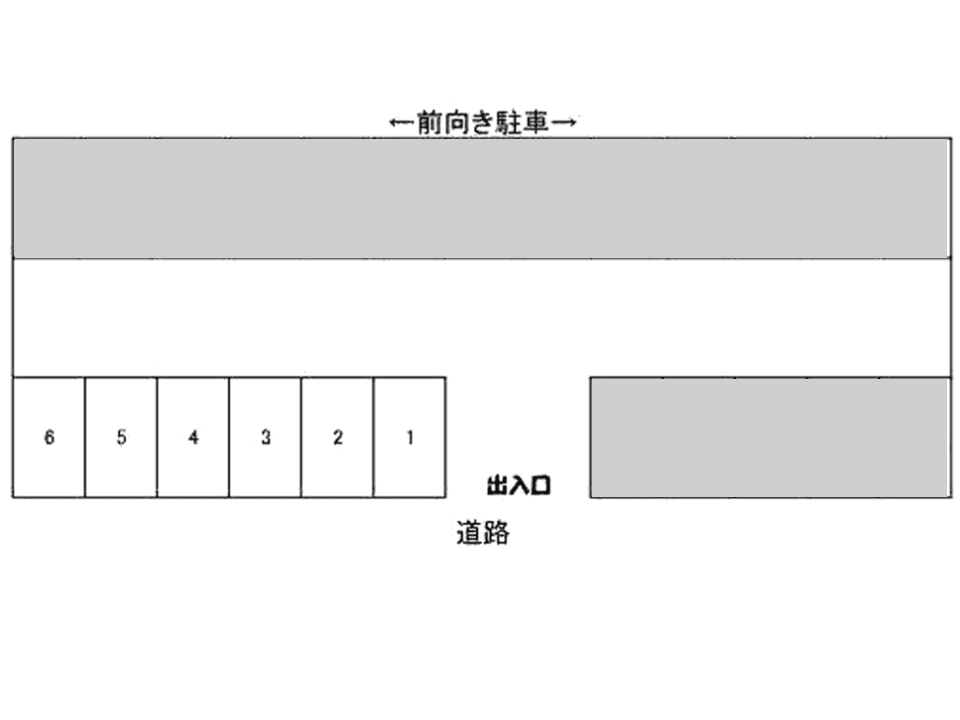 新松戸３丁目駐車場の駐車配置図