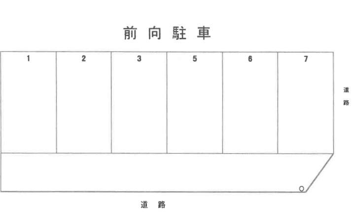 戸田駐車場の駐車配置図