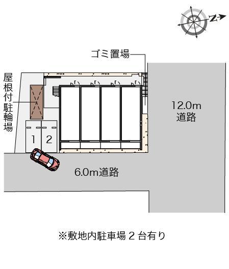 クレイノ未来(56801)の駐車配置図