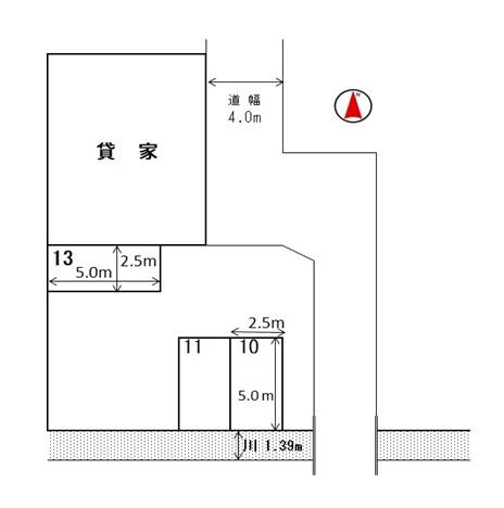 加地モータープールの駐車配置図