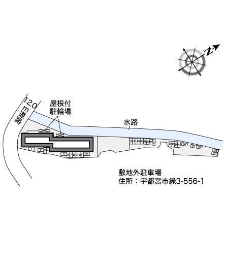 グリーンヒルズ(26789)　敷地外駐車場の駐車配置図
