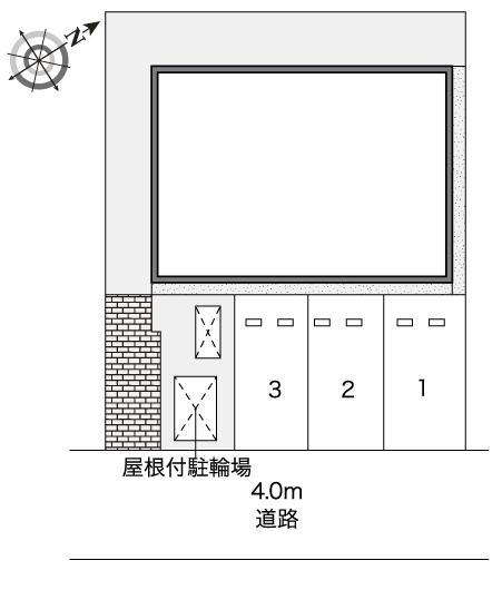アーバン南福島(43648)の駐車配置図