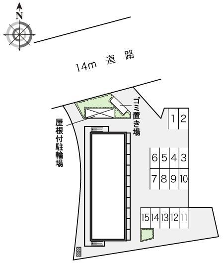 光ＧＡＲＤＥＮ(16941)の駐車配置図