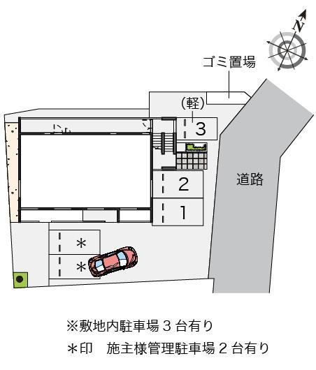 クレイノしまだばる(57054)の駐車配置図