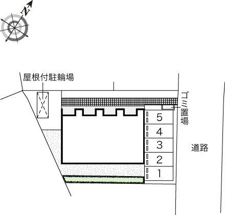第３ベルプラッツ(46254)の駐車配置図