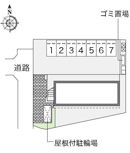 シャルマン(17411)の駐車配置図