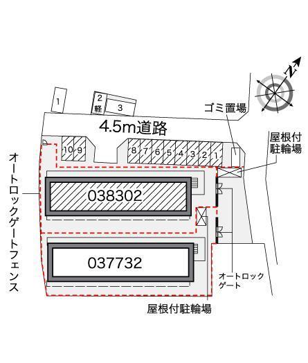 ＮＳクロスＢ(38302)の駐車配置図