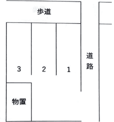 14000駐車場の駐車配置図