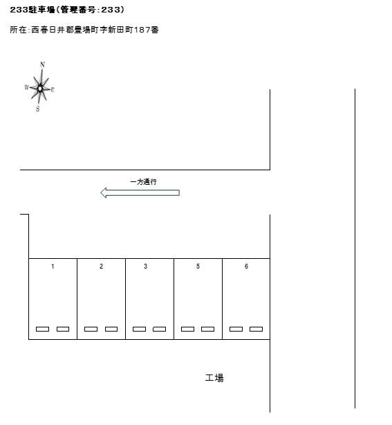 J-233の駐車配置図