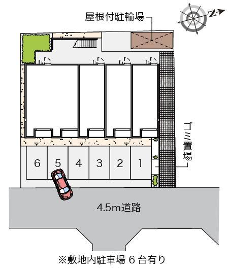 うずまさ(55392)の駐車配置図
