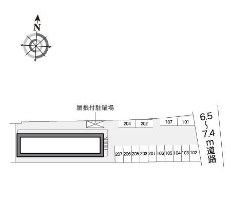 ステップ(14164)の駐車配置図
