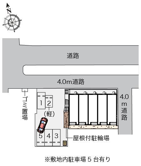 クレイノパストラルⅡ(56664)の駐車配置図