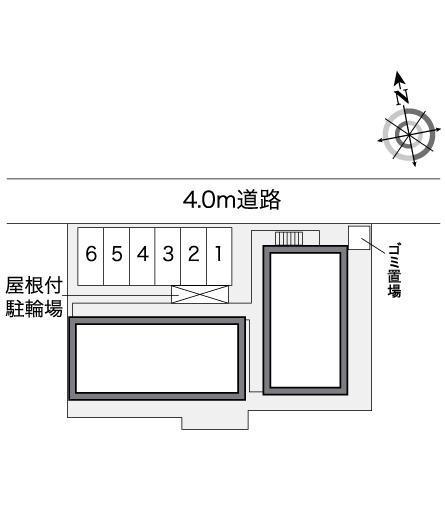 ＷｉｎｇＣｏｕｒｔ(25796)の駐車配置図