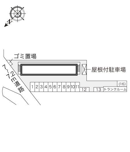 ミナミ(12328)の駐車配置図