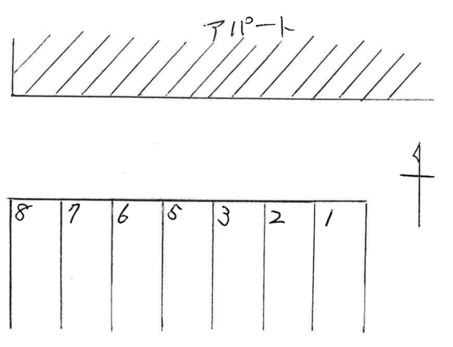 ＳＨＥＲ ＷＯＯＤの駐車配置図