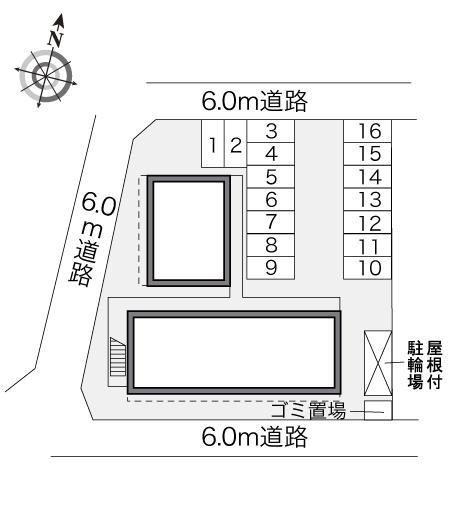 スパニエル(24405)の駐車配置図