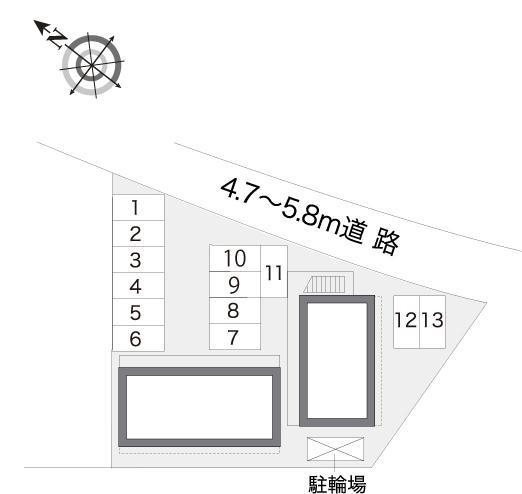 Ｃａｒｒｅｆｏｕｒ(19084)の駐車配置図