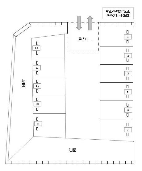J-055の駐車配置図